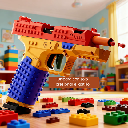 Pistola de Bloques con Expulsión de Casquillos